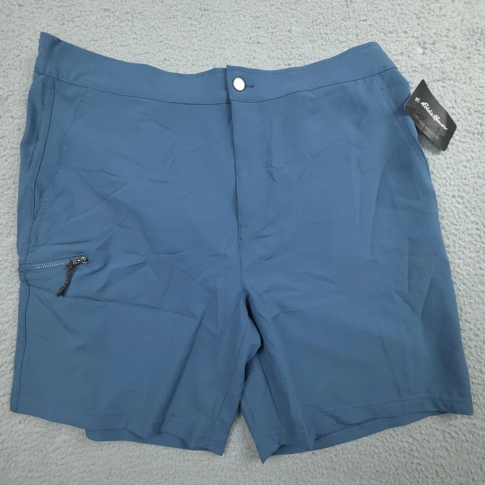 Eddie Bauer‎ Lightweight Cargo Shorts Mens XL Hiking Performance Stretch NEW